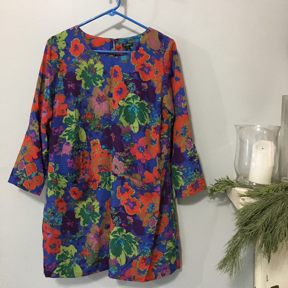 J Crew silk dress